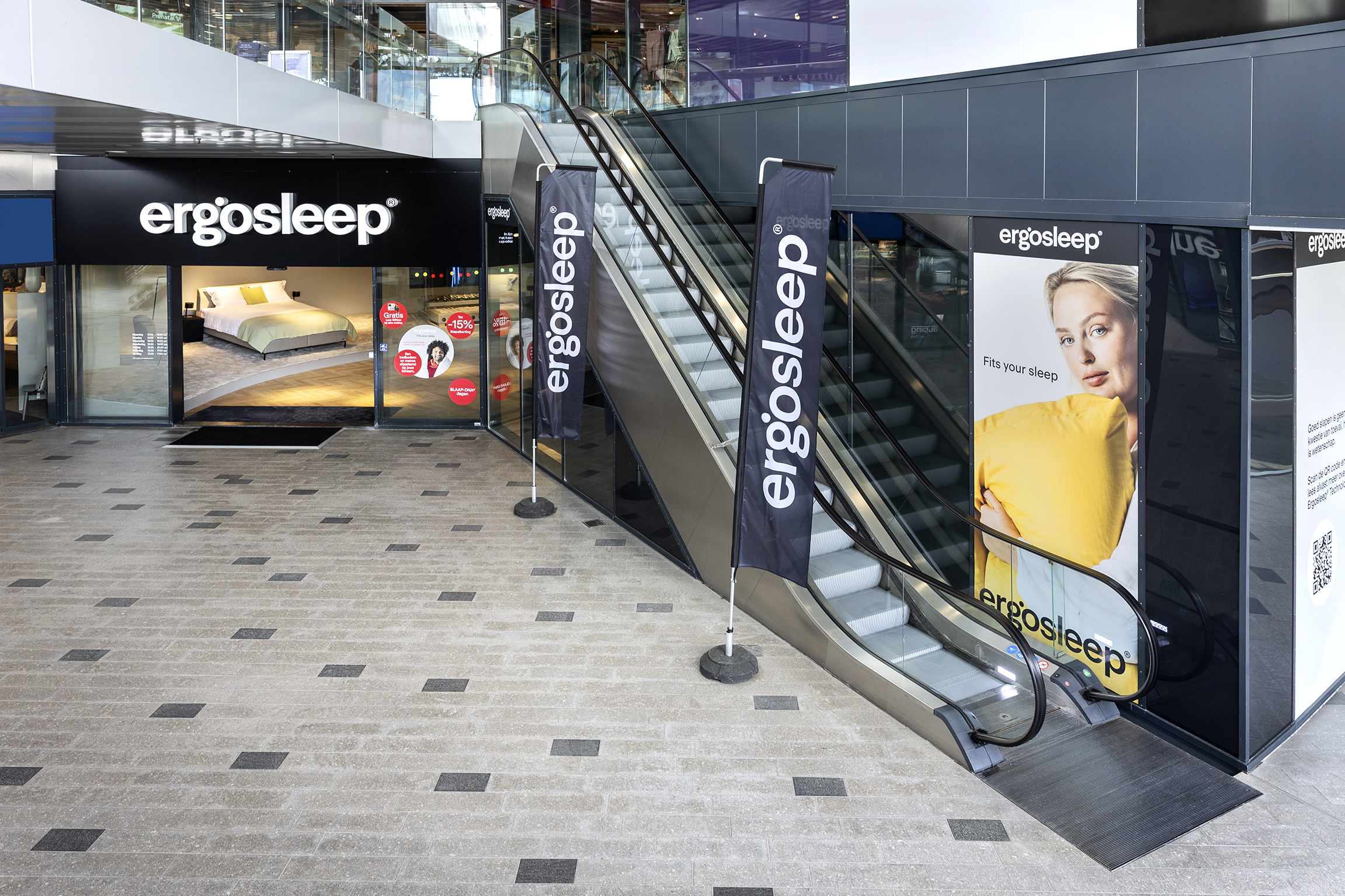 Sfeerimpressie van beddenwinkel Ergosleep Eindhoven