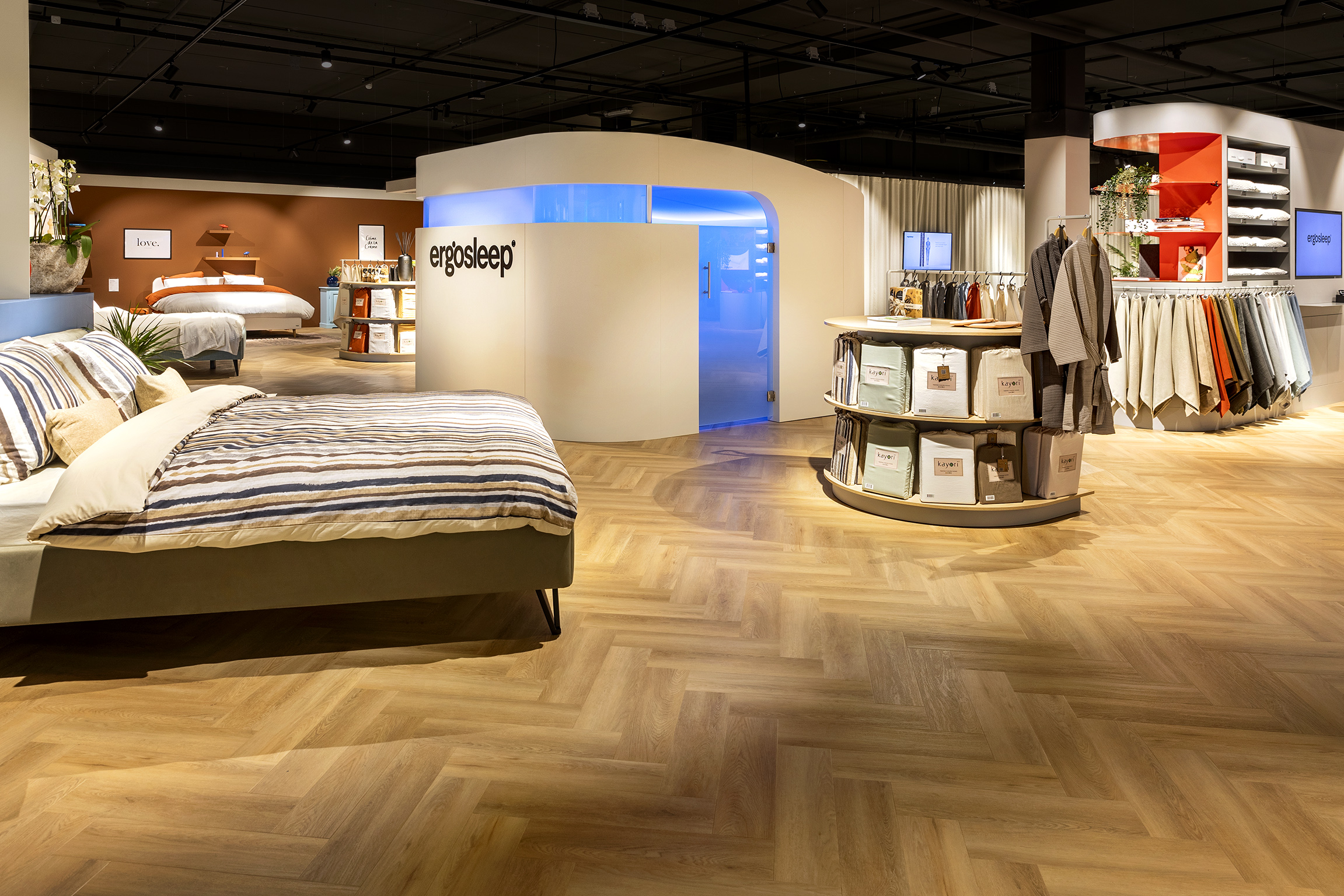 Sfeerimpressie van beddenwinkel Ergosleep Eindhoven