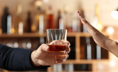 Vermijd alcoholische drankjes