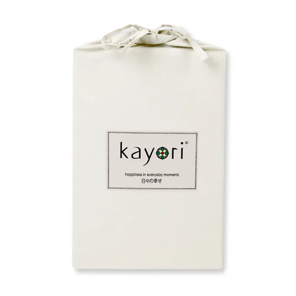 Kayori hoeslaken verkrijgbaar bij Ergosleep.